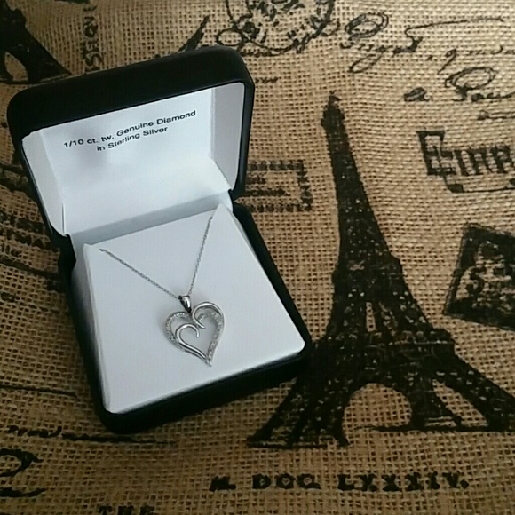 Diamond Heart Necklace - Picture 1 of 2